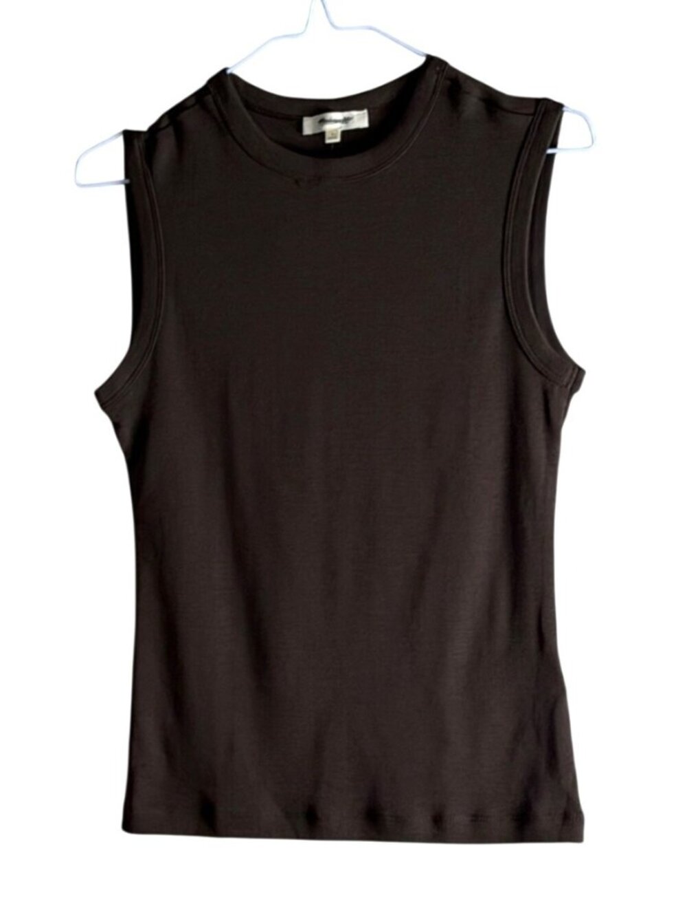 Madewell Women's 90s Sleeveless Shell Tank Brown Size S NWT